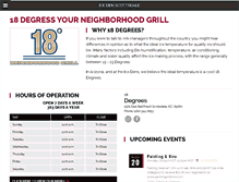 Tablet Screenshot of 18-degrees.com